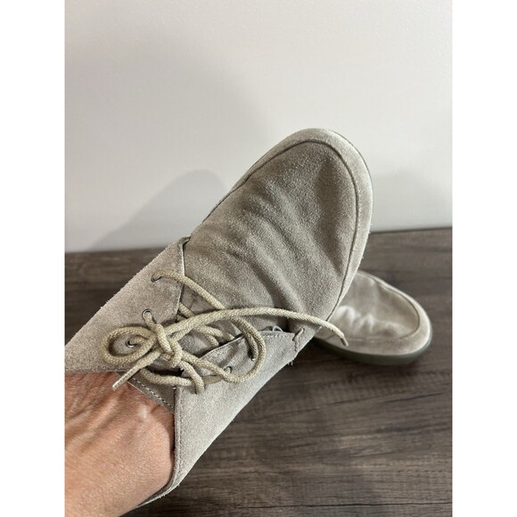 Olukai Maki Shoes Mens Size 11.5 Brown Suede Moccasin Lace Up Chukka Loafers main image 5